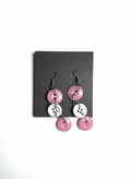 Button Earrings - Dana