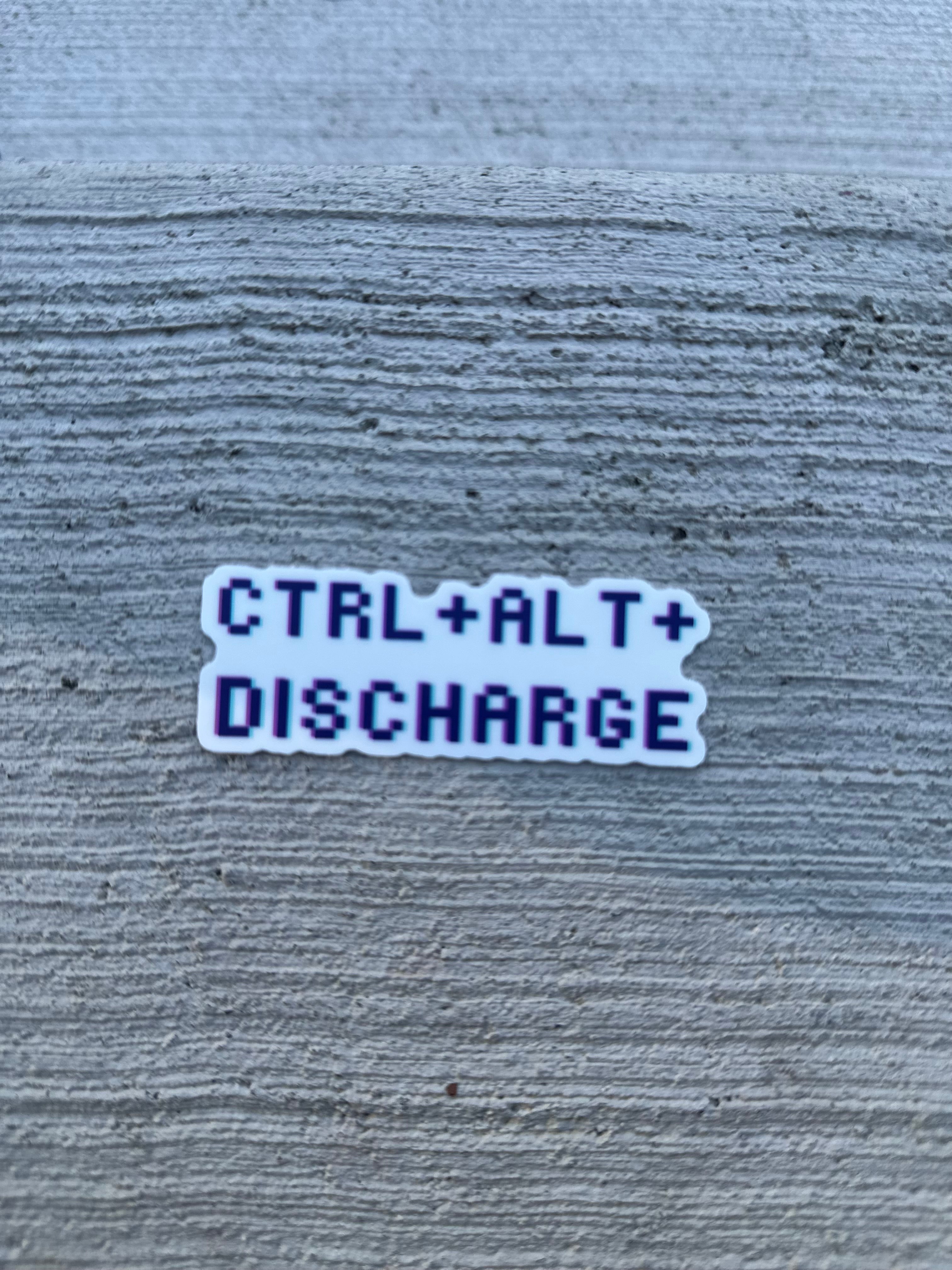 Sticker - Ctrl + Alt + Discharge