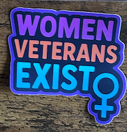 Sticker - Women Veterans Exist